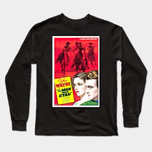 Movie poster for the movie The Man From Utah Long Sleeve T-Shirt